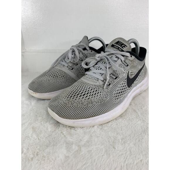 Nike Free RN Women’s Running Shoes Light Gray/Platinum Size 8.5 831509-101 - Picture 1 of 7